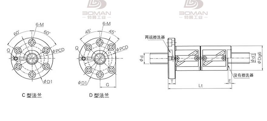 KURODA GR4005DD-DAPR 日本黑田精工丝杠钢珠安装方法