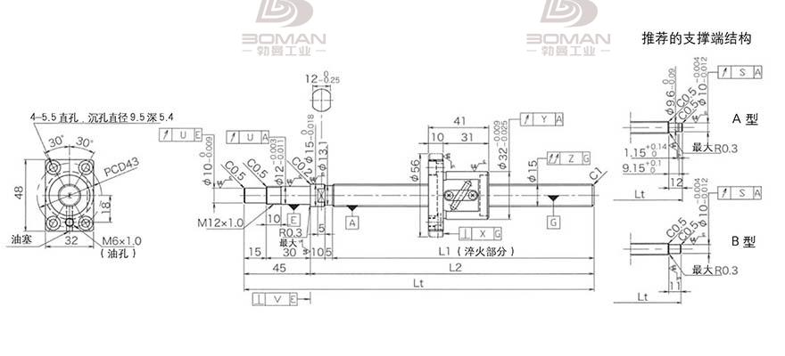 KURODA GP1504DS-BALR-0400B-C3F 黑田精工丝杆质量怎么样