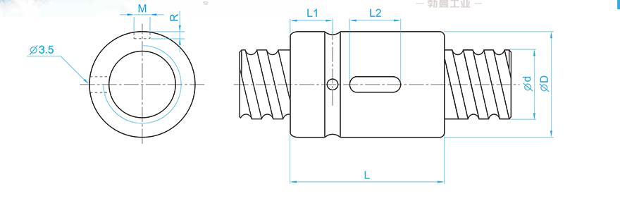 TBI SCI05010-4 tbi滚珠丝杆组装方式