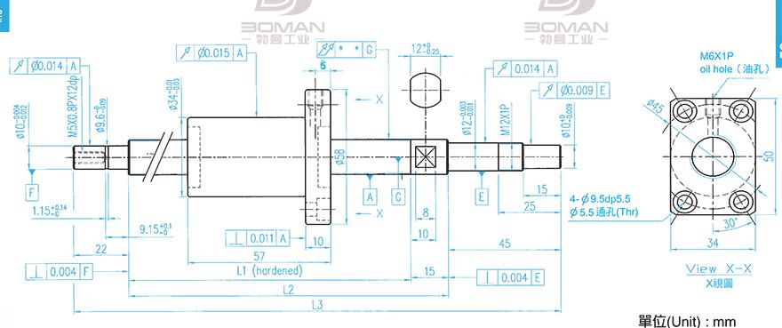 TBI XSVR01510B1DGC5-871-P1 滚珠丝杆怎么区分tbi和国产