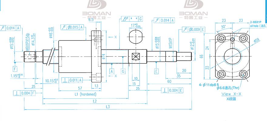 TBI XSVR02010B1DGC5-699-P1 TBI丝杆安装方法